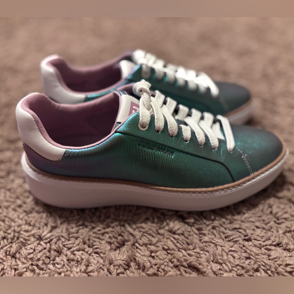 Cole Haan Holographic Platform Sneakers shoes NEW Size 6 Grandpro